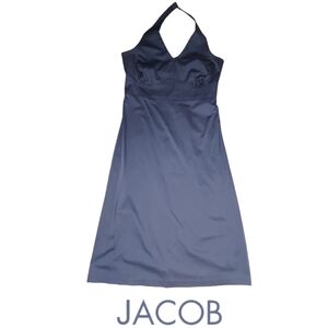 Jacob Halter Neck Grey Dress